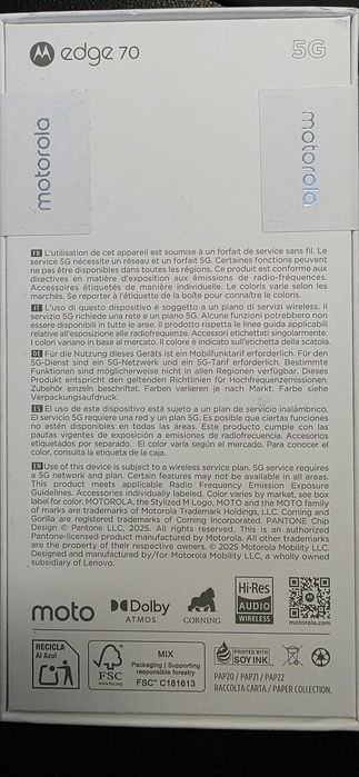Motorola edge 70 фабрично запечатана