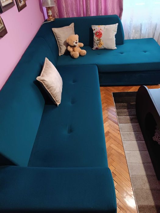 Ъглов диван с опция спане