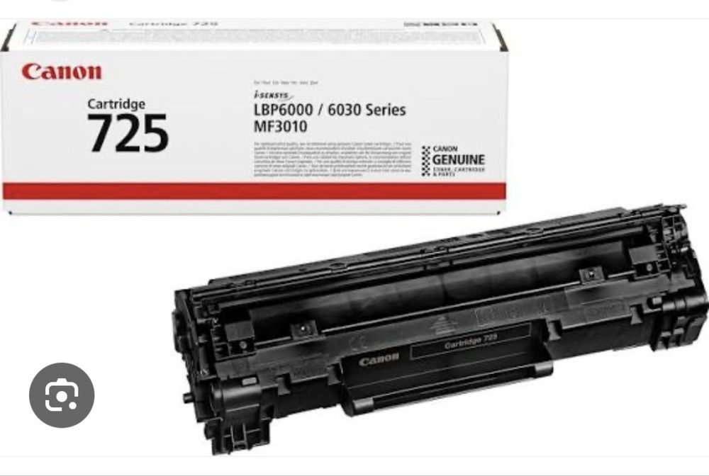 Картридж оригинал canon 725, 125