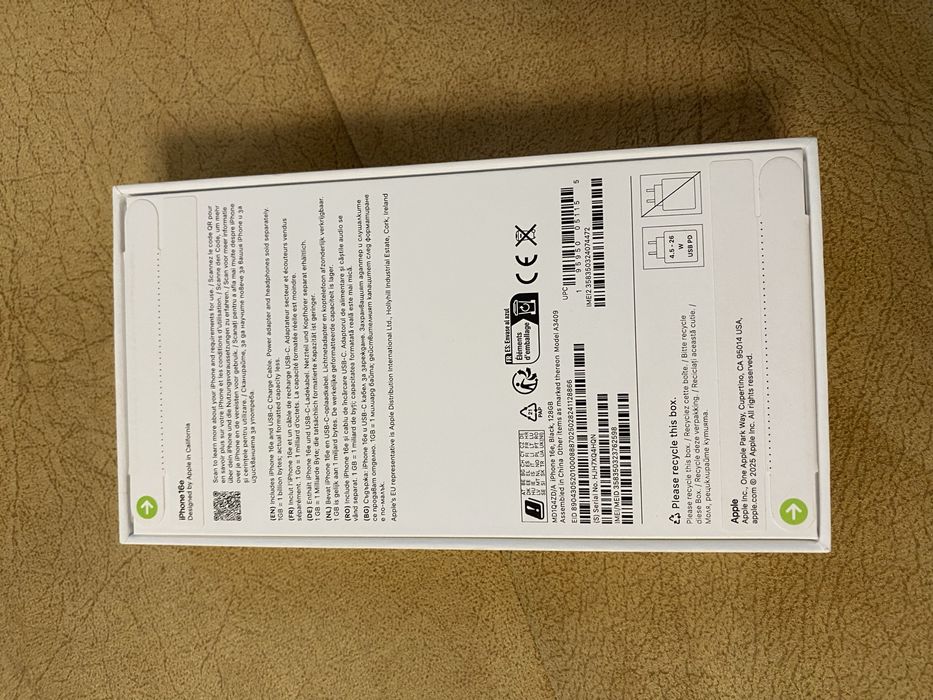 Нов iPhone 16e неразпечатан.