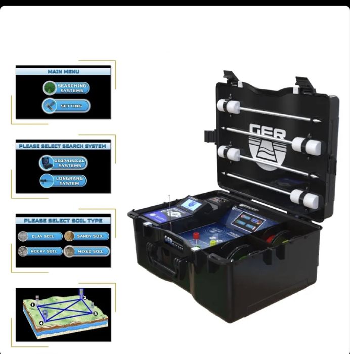 Detector apa subterana GER Detect made Germania 1200m