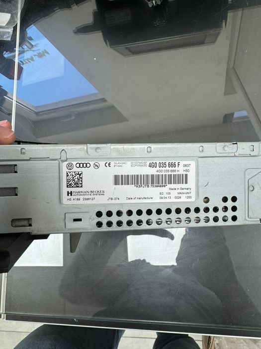 Unitate Modul Navigatie MMI 3G+ Plus Audi A6 4G0035666F