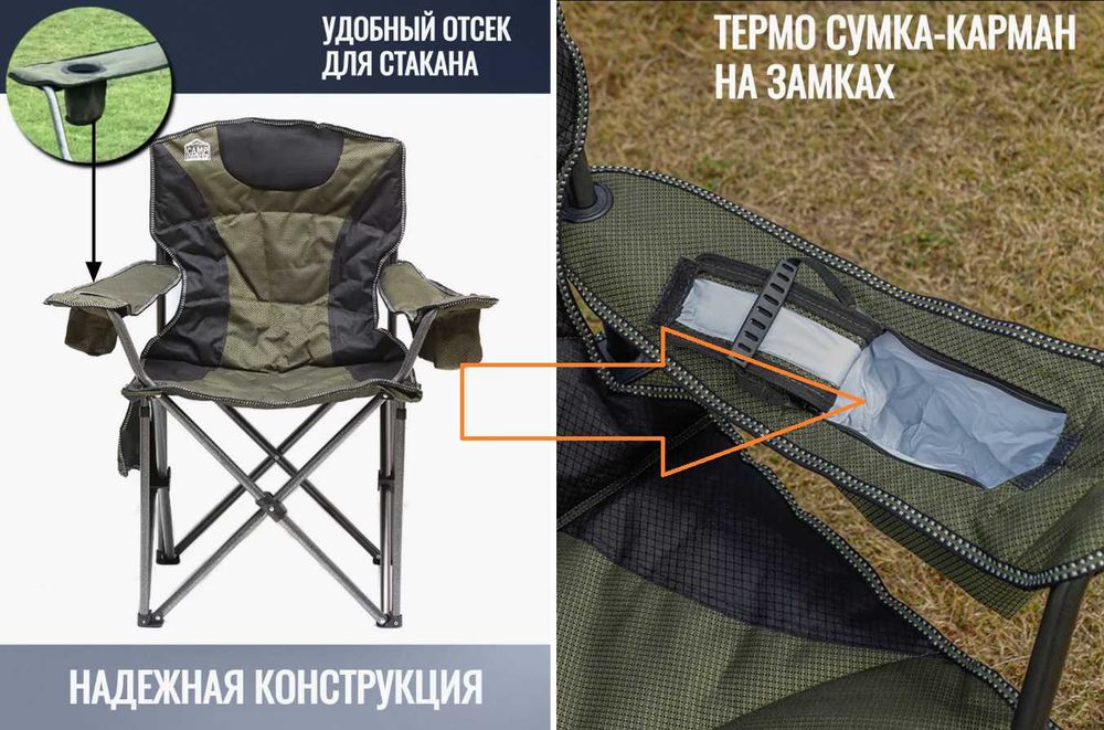 Стул для пикника-109х60х62х53 см Грузоподьем-150 кг Доставка бесплатно