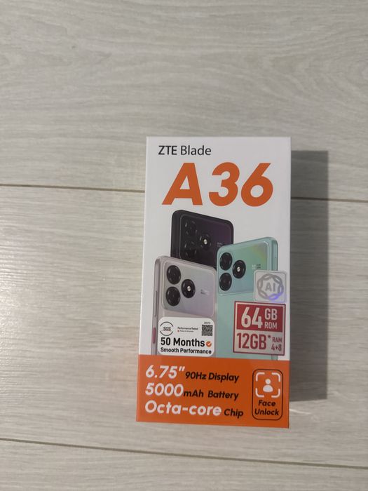Продам смартфон ZTE Blade A36