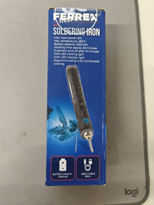 Aparat de lipit FERREX LETCON CU ACUMULATOR li-ion 1500 mah