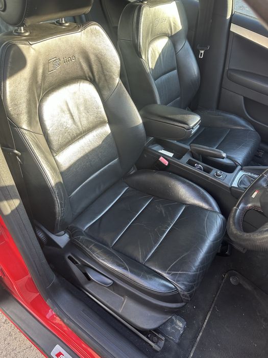 Кожен салон с подгрев от ауди а3 8п 4 врати / кожени седалки audi a3 8p