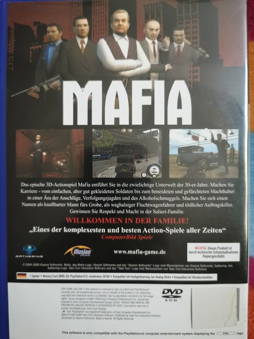 Mafia PlayStation 2 full box ca nou