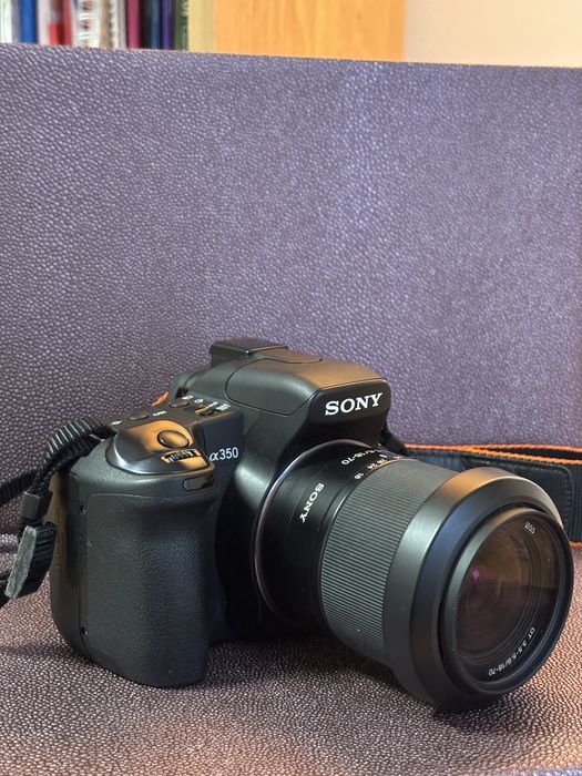 Sony Alpha A350 + obiectiv Sony DT 18–70 mm f/3.5–5.6 Pachetul perfect pentru a incepe fotografia!!!