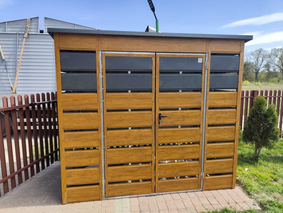 Copertină 3 m × 2 m din panouri • Orice culoare RAL