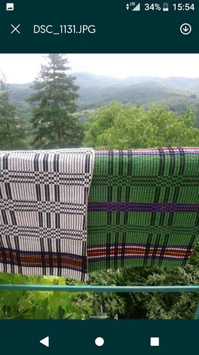 Тъкани черги,килими, черджета и торбички.