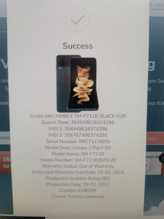 Samsung galaxy Z flip 3