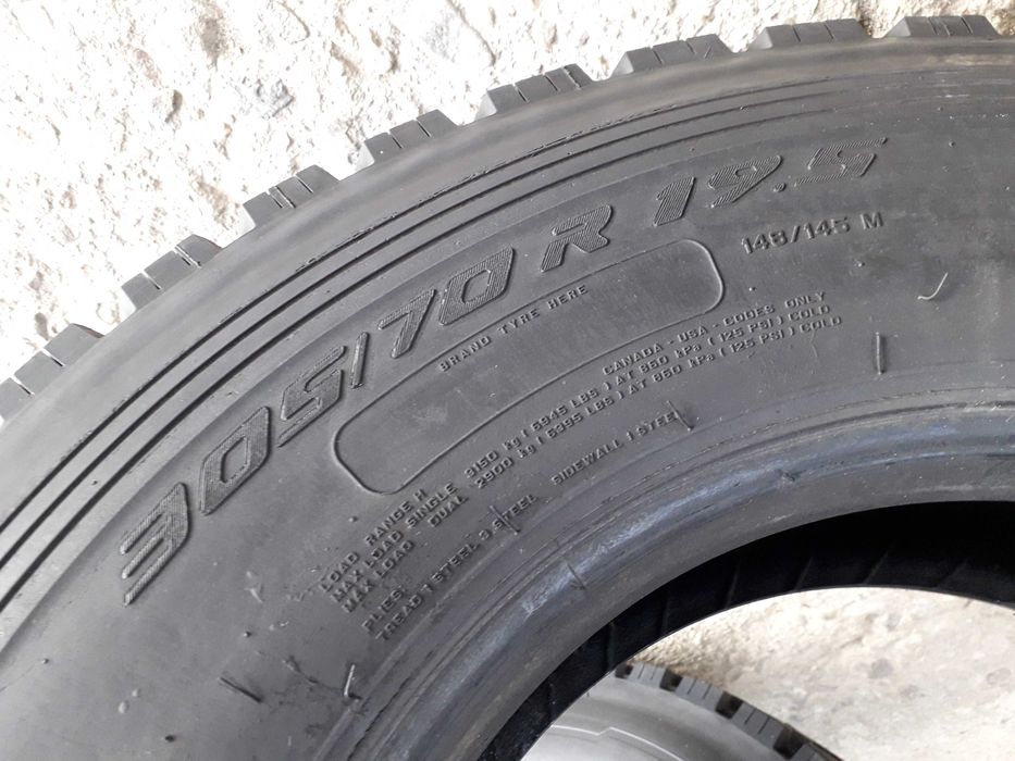 4 тежкотоварни гуми Нов-Регенерат R19.5 305/70 148/145M M+S Germany
