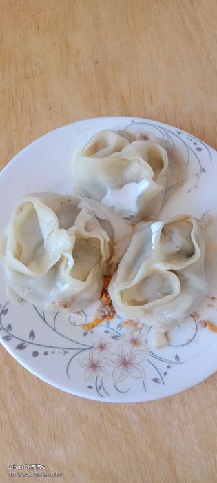 манты с тыквы и фарша