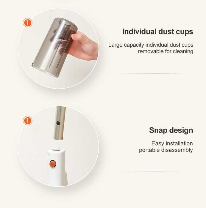 Aspirator cu cablu 20Kpa 440W 2 în 1 Aspirator portabil