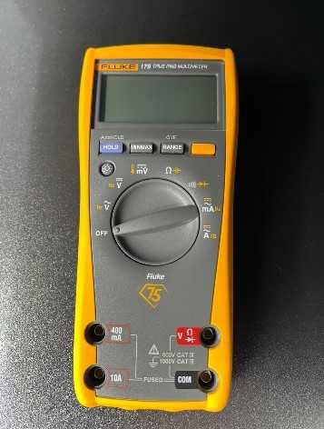 Multimetru Digital Fluke 179 True RMS 75 Years Edition, Masurare Temperatura, Auto Range, Husa Transport | Garantie 12 Luni | UsedProducts.ro