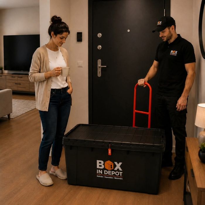 Depozitare (self storage) cu ridicare si retur acasa — Bucuresti si Ilfov