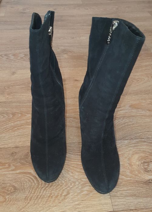 Сапоги 35 зима, каблук