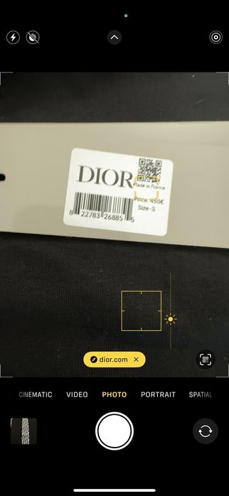 Dior-Чисто нова автентична дамска тениска М размер