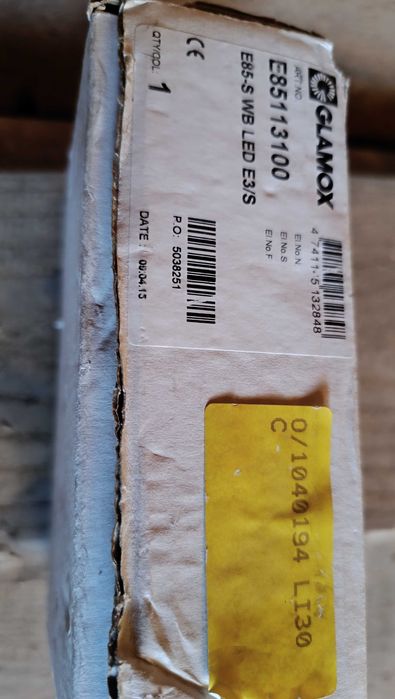 2 X Glamox E85113100. Emergency Lighting E85-S WB LED E3/S