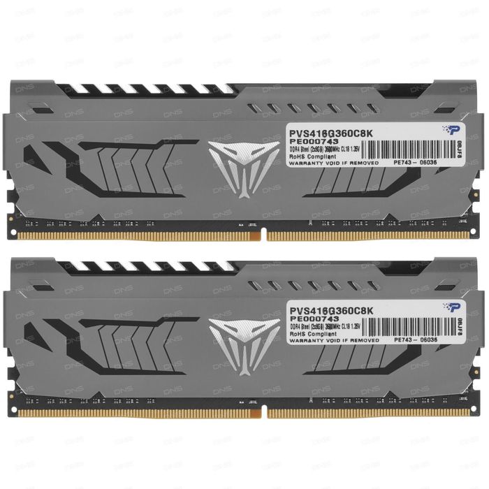 ОЗУ DDR-4. PATRIOT,  3600 Ghz