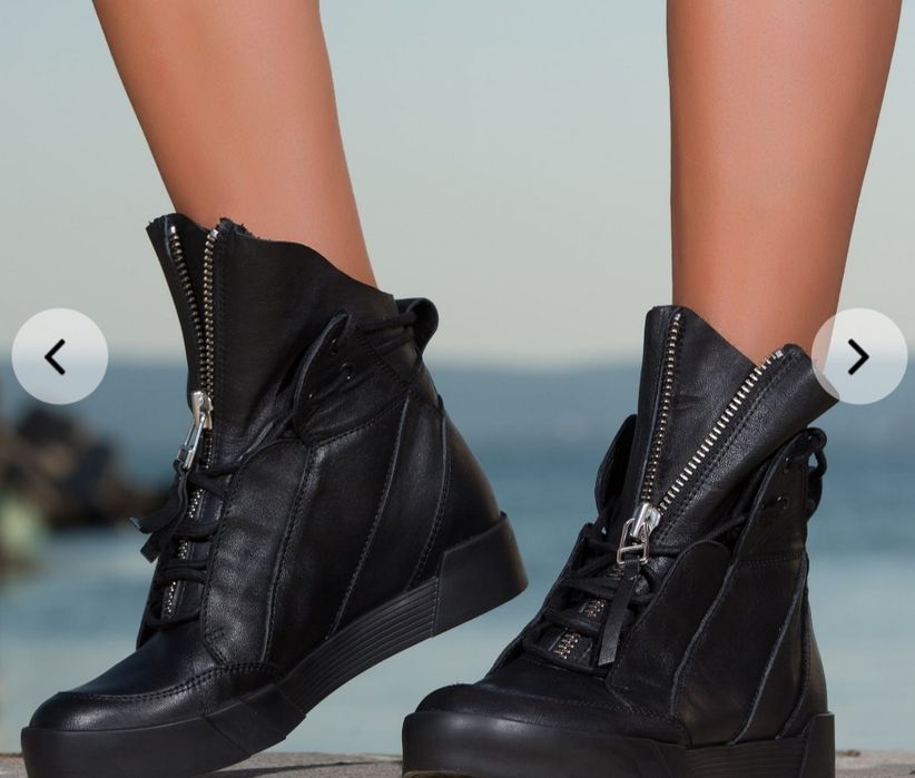 Дизайнерски кецове естествена кожа