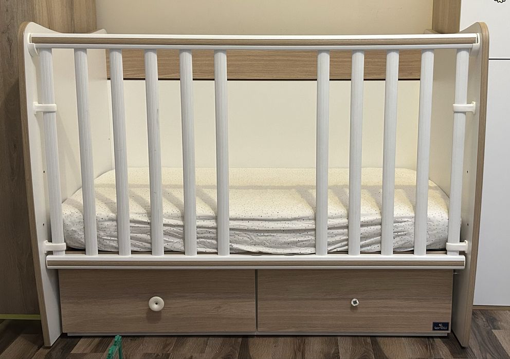 Lorelli - Детско / бебешко легло / кошара Matrix New 60/120 см