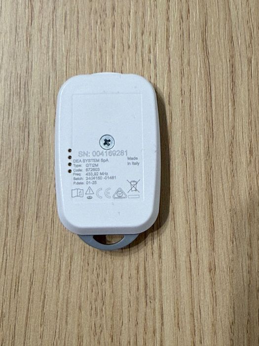 Telecomanda DEA GTXI2M 433MHz, 2 canale, cod saritor