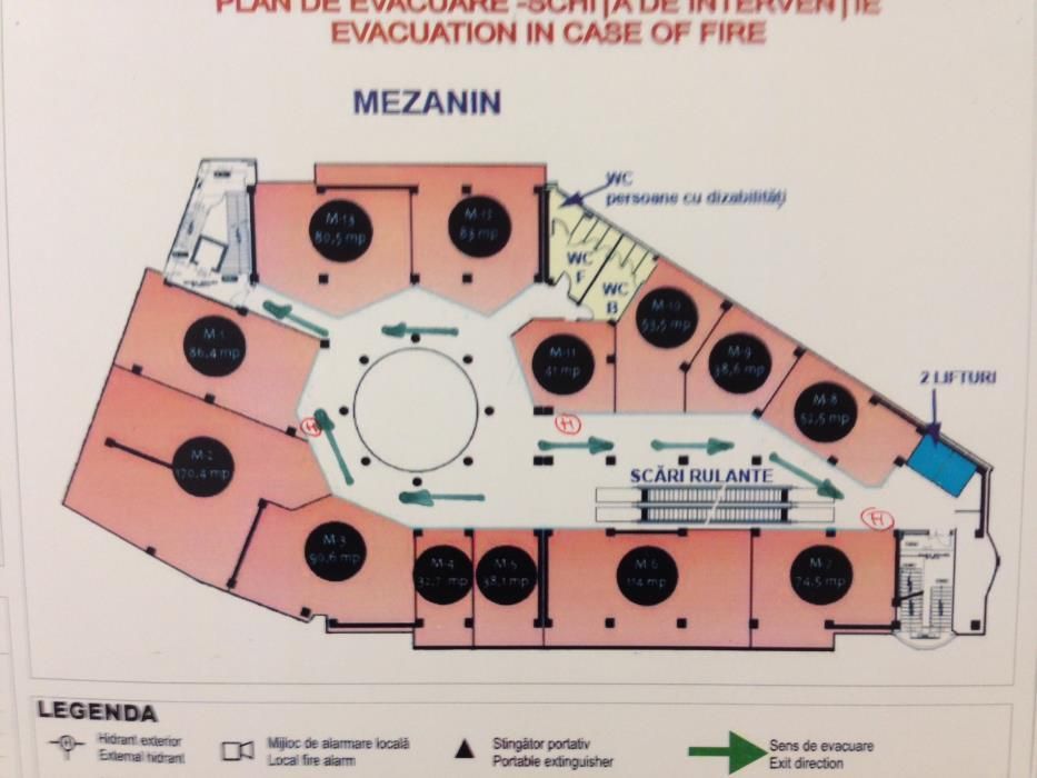 Spatii pentru birouri de inchiriat Ploiesti cladirea WEST MALL