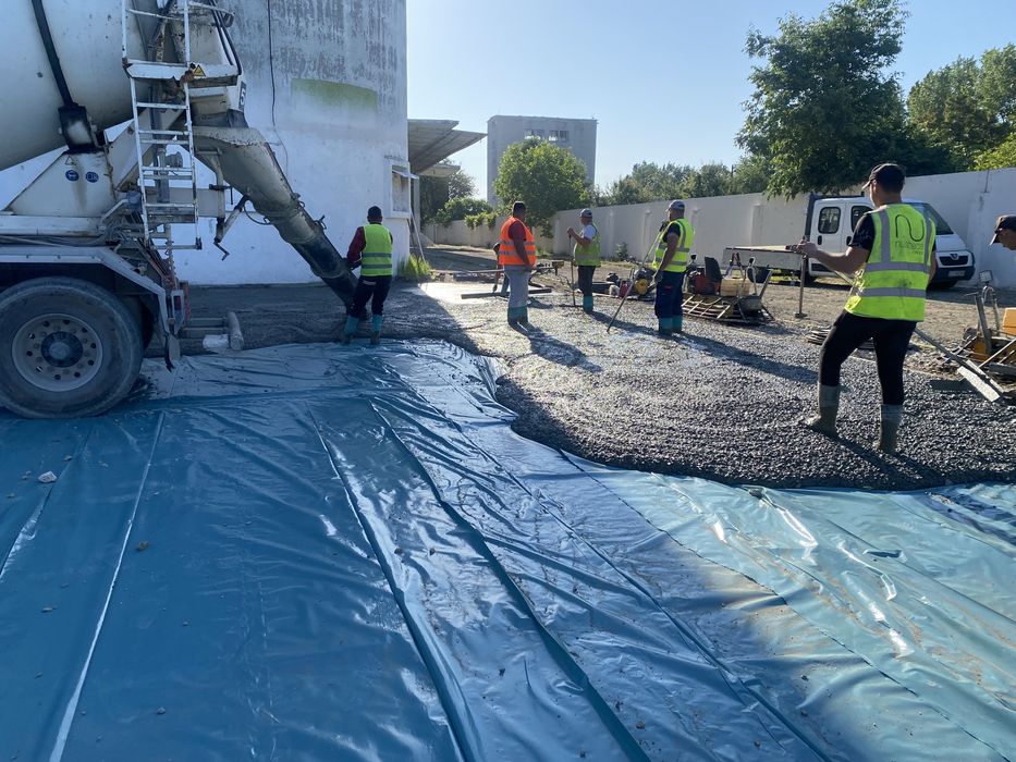 Turnari beton finisat mecanic elicopterizat