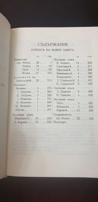 Стара Библия "НОВИЯТ ЗАВЕТ на нашия Господ Исус Христос" 1938 година