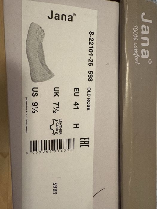 Дамск обувки-пантофки Jana 41 размер