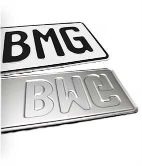 Placuta Personalizata cu nume litere cifre logo profesional in relief