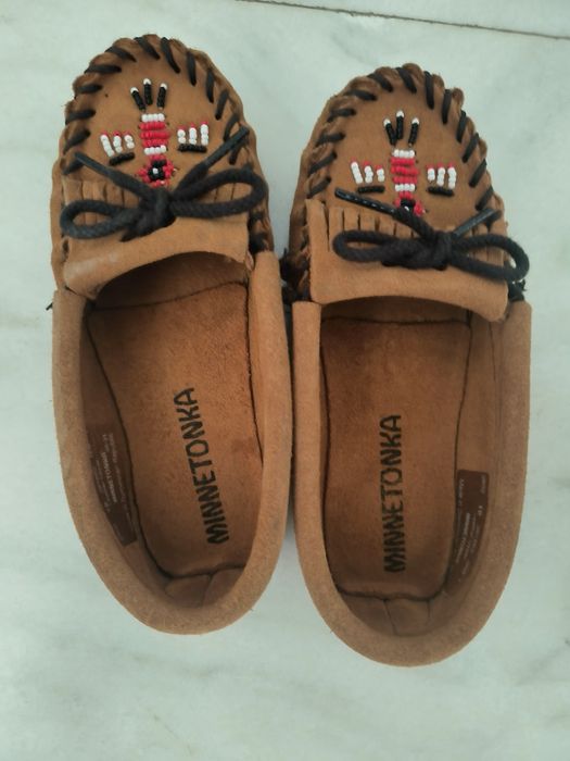 Mocasini Piele naturala Minnetonka 27 fete