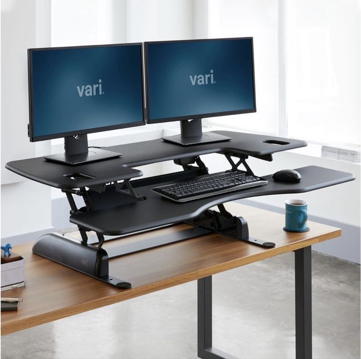 VariDesk plus/ Convertor birou reglabil pe inaltime pentru 2 monitoare