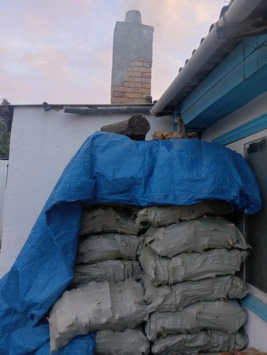 Дрова в мешках 1200 тг