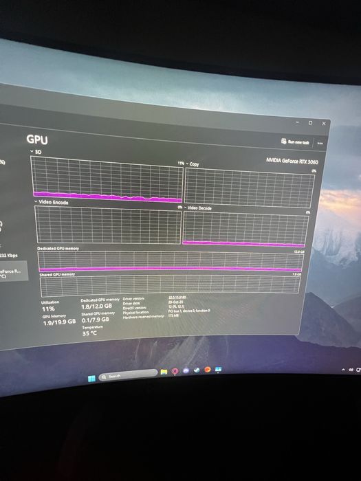 LENOVO IdeaCentre Gaming 5 - RTX 3060 12GB i5 10600KF 16GB RAM