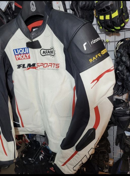 .. Geaca moto piele naturala FLM Sports Combi 1.0 - ABSOLUT NOUA - 54