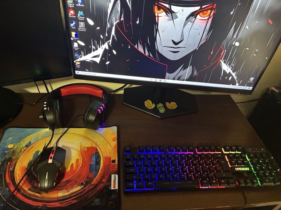 Kit Gaming 4 în 1 Vision Touch VGKIT01V – Complet, Iluminat (CUTIE)