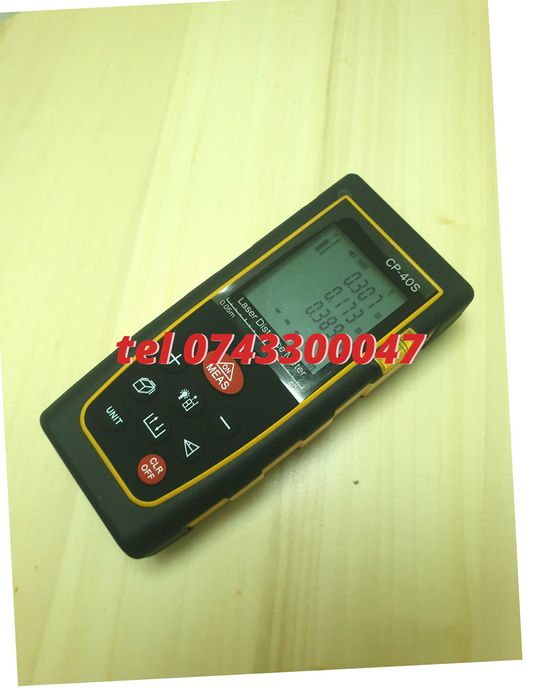 Ruleta  Telemetru Laser Verde 40m