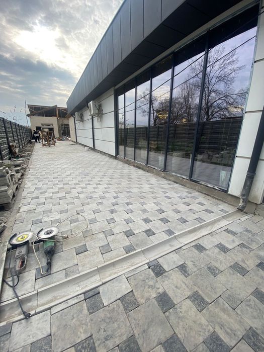 Укладка брусчатки