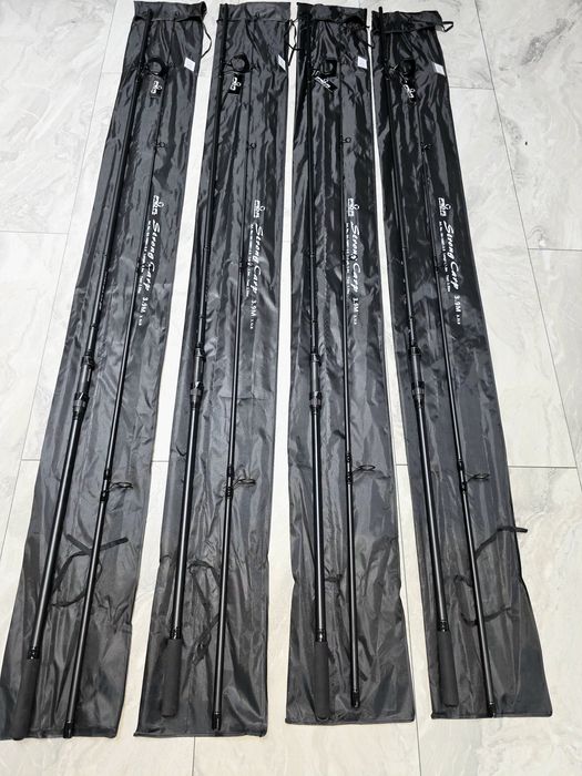 SET 4 Lansete 3,90metri PRO FL Strong Carp 3.5lbs 2segmente NEW 2026