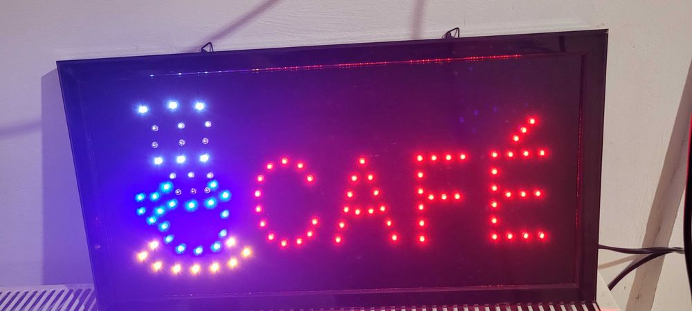 Firma luminoasa cafea Led