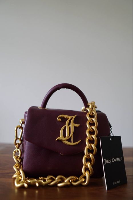 Бордовая сумка Juicy Couture