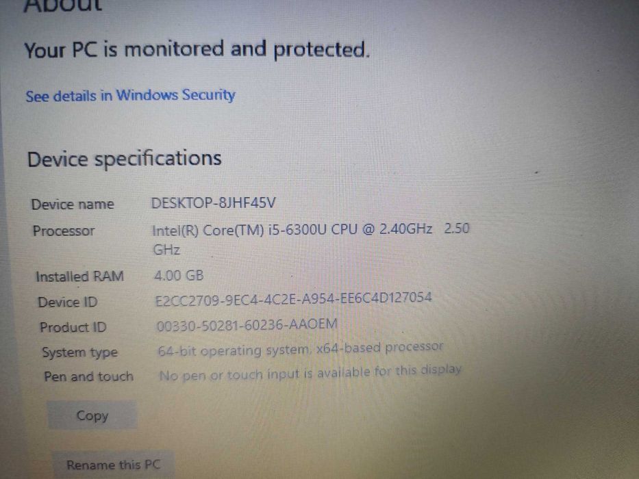 Superoferta! Fujitsu E736, I5-6300U, 4Gb DDR4, Hdd 500Gb, carcasa din metal, garantie!
