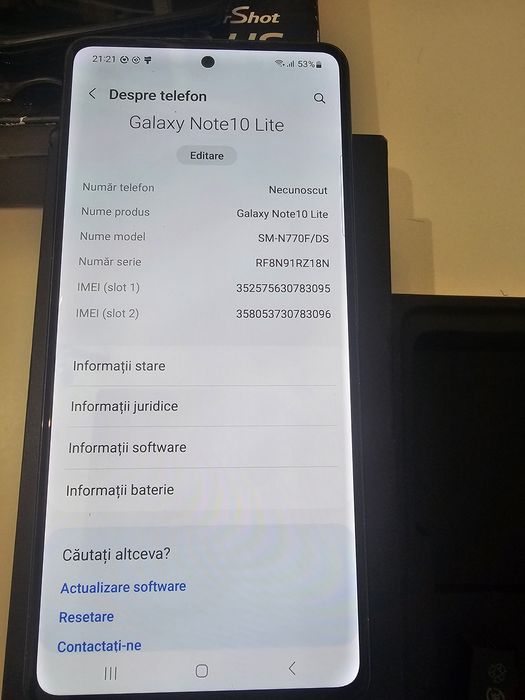 Samsung note 10 lite baterie noua