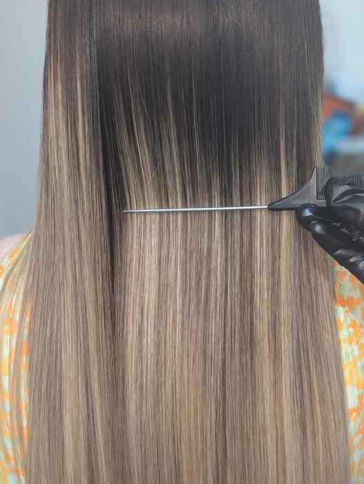 Кератиновое выпрямление