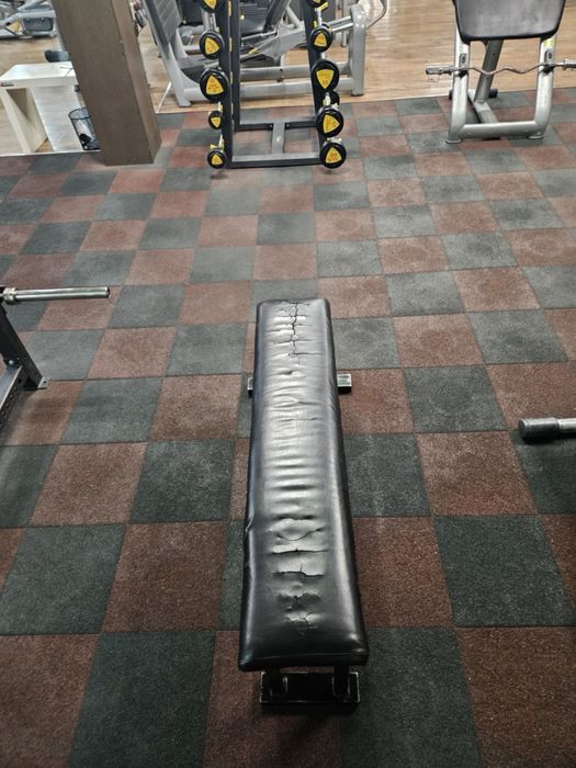 Регулируема пейка за фитнес, хоризонтална пейка