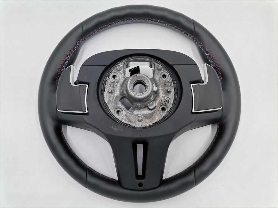 M Sport Черен Спортен Волан BMW X5M X6M M5 F90 M8 F91 F92 F93 F95 F96