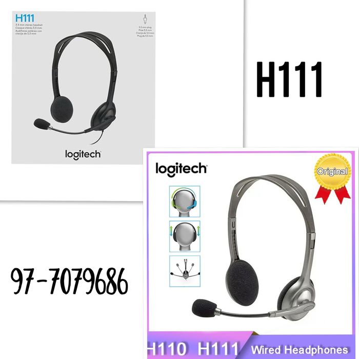 Новый • Logitech h111.Logitech h340.Logitech h390. Call center