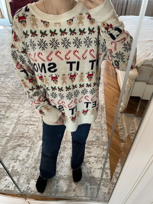 Новогодняя кофта свитшот